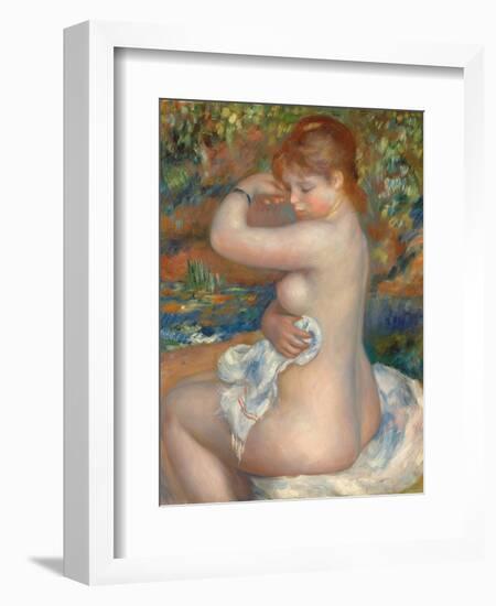 Bather; Baigneuse, 1888-Pierre-Auguste Renoir-Framed Giclee Print