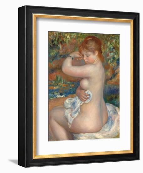 Bather; Baigneuse, 1888-Pierre-Auguste Renoir-Framed Giclee Print