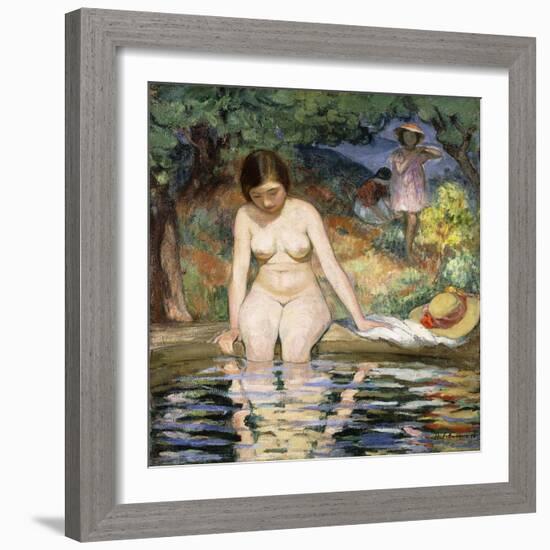 Bather; Baigneuse, 1910-Henri Lebasque-Framed Giclee Print