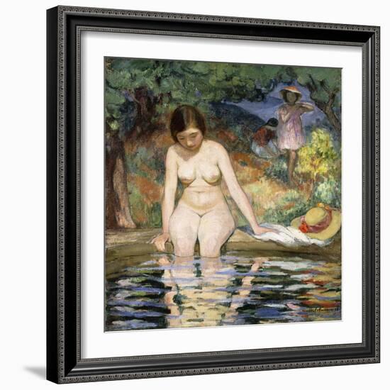 Bather; Baigneuse, 1910-Henri Lebasque-Framed Giclee Print