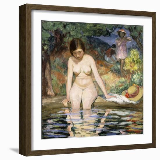 Bather; Baigneuse-Henri Lebasque-Framed Giclee Print