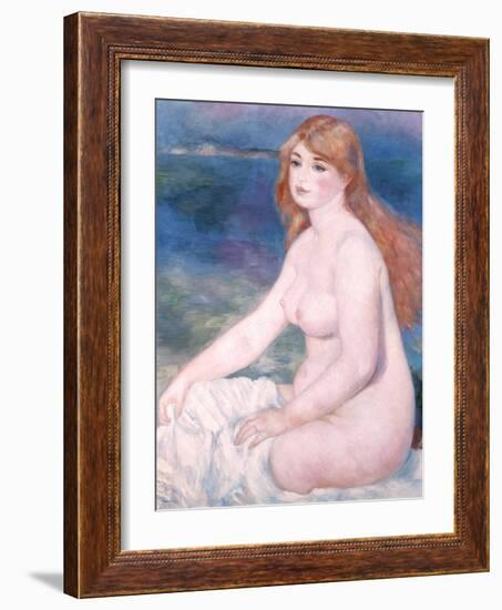 Bather (Blonde Bather II) 1882-Pierre-Auguste Renoir-Framed Giclee Print