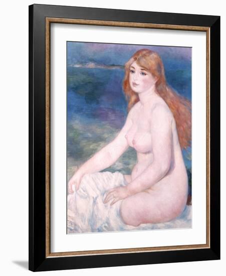 Bather (Blonde Bather II) 1882-Pierre-Auguste Renoir-Framed Giclee Print