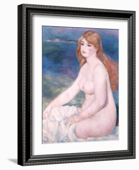 Bather (Blonde Bather II) 1882-Pierre-Auguste Renoir-Framed Giclee Print