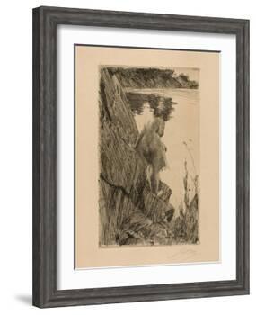 Bather (Evening) Iii, 1896-Anders Leonard Zorn-Framed Giclee Print