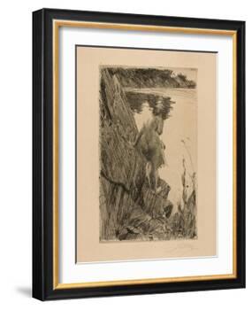 Bather (Evening) Iii, 1896-Anders Leonard Zorn-Framed Giclee Print