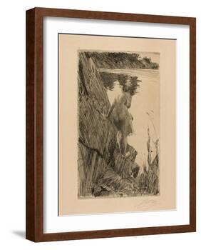 Bather (Evening) Iii, 1896-Anders Leonard Zorn-Framed Giclee Print