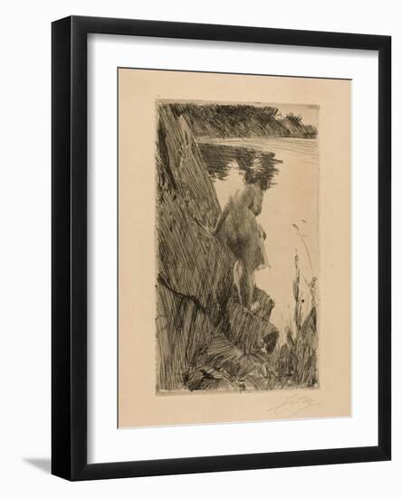 Bather (Evening) Iii, 1896-Anders Leonard Zorn-Framed Giclee Print