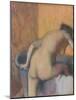 Bather Stepping into a Tub, c.1890-Edgar Degas-Mounted Giclee Print