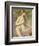 Bather with Long Hair, circa 1895-Pierre-Auguste Renoir-Framed Giclee Print