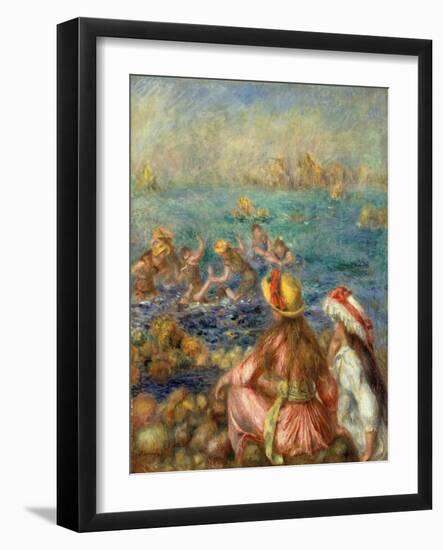 Bathers, 1892-Pierre-Auguste Renoir-Framed Giclee Print