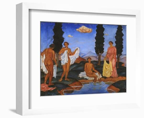 Bathers, 1910-Eugeniusz Zak-Framed Giclee Print