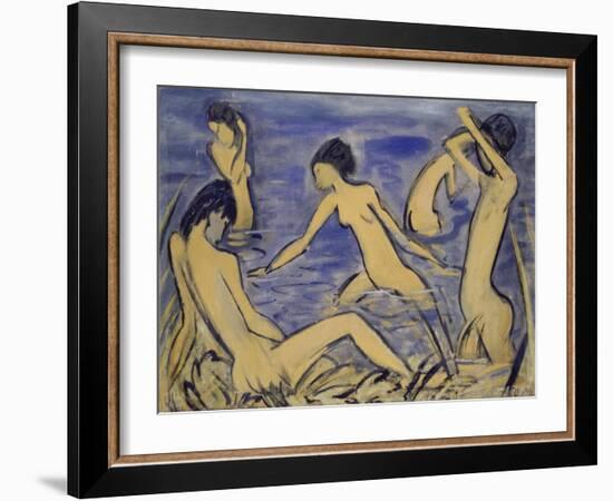 Bathers, 1913-Otto Mueller-Framed Giclee Print