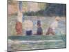 Bathers at Asnieres, 1884-Georges Seurat-Mounted Giclee Print