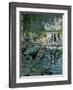 Bathers at La Grenouillere, 1869 (Detail)-Claude Monet-Framed Giclee Print