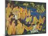 Bathers at Moritzburg-Ernst Ludwig Kirchner-Mounted Giclee Print