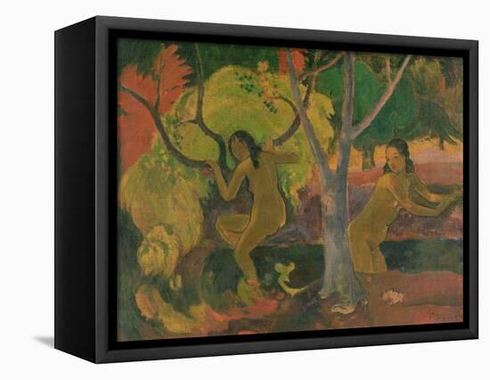 Bathers at Tahiti, 1897-Paul Gauguin-Framed Premier Image Canvas