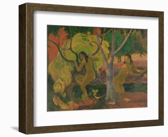 Bathers at Tahiti, 1897-Paul Gauguin-Framed Giclee Print