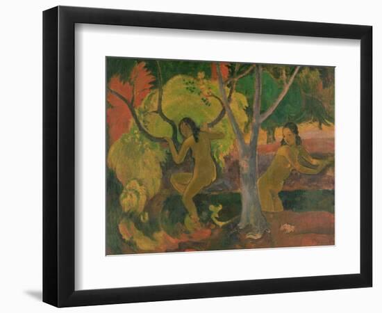 Bathers at Tahiti, 1897-Paul Gauguin-Framed Giclee Print