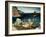 Bathers by the Sea, Treboul, 1930 (Oil on Board)-Christopher Wood-Framed Giclee Print