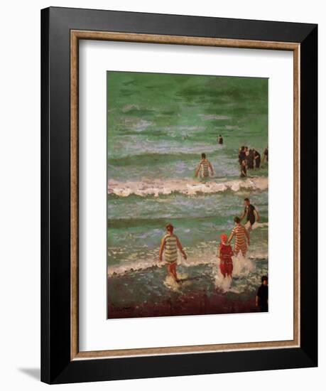 Bathers, Dieppe, 1902-Walter Richard Sickert-Framed Giclee Print
