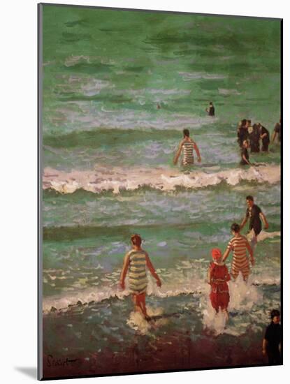 Bathers, Dieppe, 1902-Walter Richard Sickert-Mounted Giclee Print