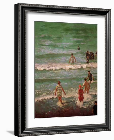 Bathers, Dieppe, 1902-Walter Richard Sickert-Framed Giclee Print