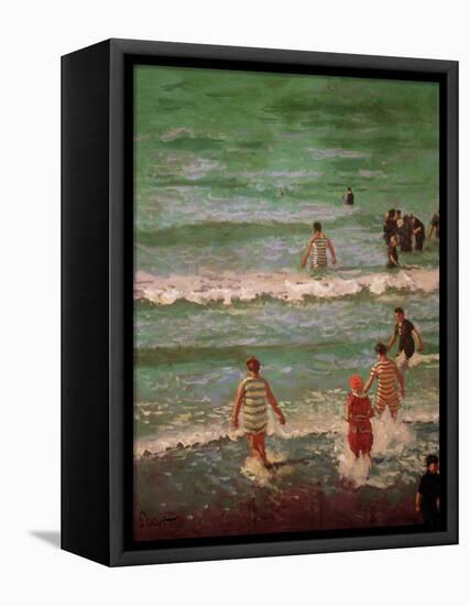 Bathers, Dieppe, 1902-Walter Richard Sickert-Framed Premier Image Canvas