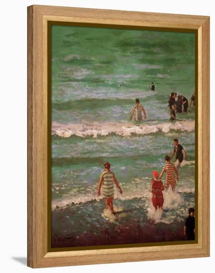 Bathers, Dieppe, 1902-Walter Richard Sickert-Framed Premier Image Canvas