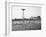 Bathers Enjoying Coney Island Beaches. Parachute Ride and Steeplechase Park Visible in the Rear-Margaret Bourke-White-Framed Premium Photographic Print