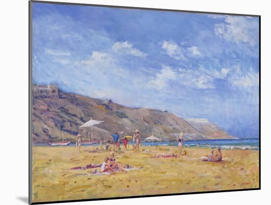 Bathers, Gozo-Christopher Glanville-Mounted Giclee Print