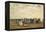 Bathers on the Beach at Trouville-Eug?ne Boudin-Framed Premier Image Canvas