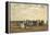 Bathers on the Beach at Trouville-Eug?ne Boudin-Framed Premier Image Canvas