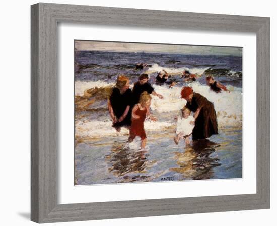 Bathers-Edward Henry Potthast-Framed Art Print