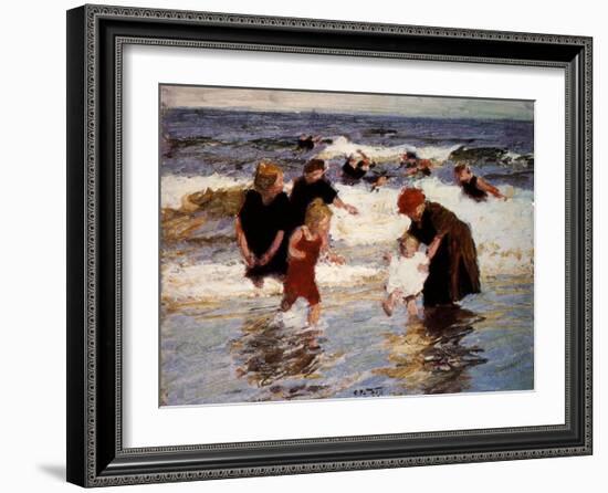 Bathers-Edward Henry Potthast-Framed Art Print