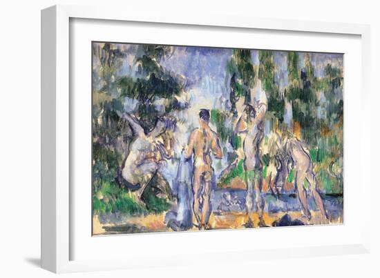 Bathers-Paul Cézanne-Framed Giclee Print