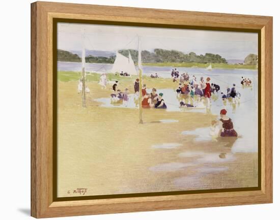 Bathers-Edward Henry Potthast-Framed Premier Image Canvas