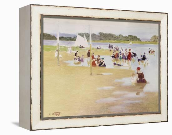 Bathers-Edward Henry Potthast-Framed Premier Image Canvas