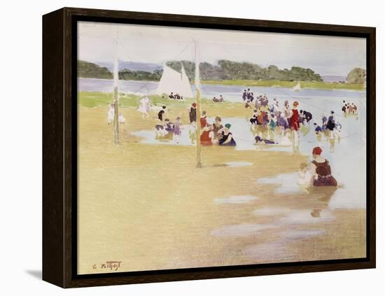 Bathers-Edward Henry Potthast-Framed Premier Image Canvas