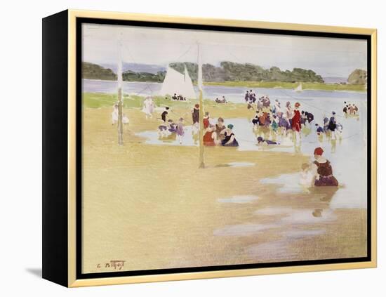 Bathers-Edward Henry Potthast-Framed Premier Image Canvas