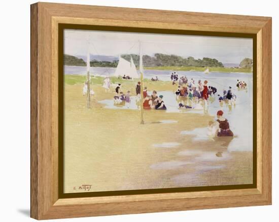 Bathers-Edward Henry Potthast-Framed Premier Image Canvas