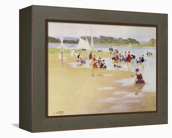 Bathers-Edward Henry Potthast-Framed Premier Image Canvas