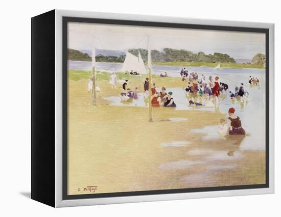 Bathers-Edward Henry Potthast-Framed Premier Image Canvas