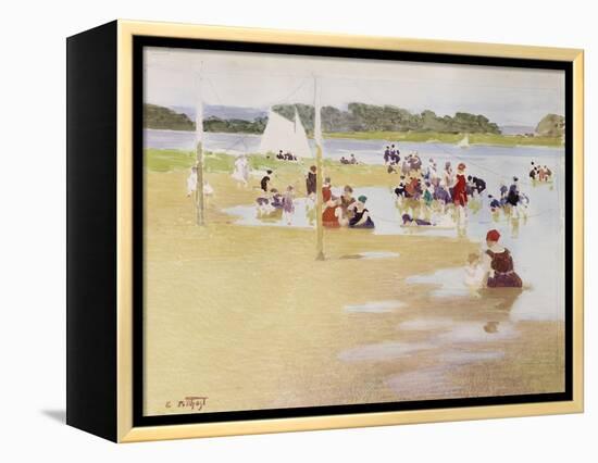 Bathers-Edward Henry Potthast-Framed Premier Image Canvas