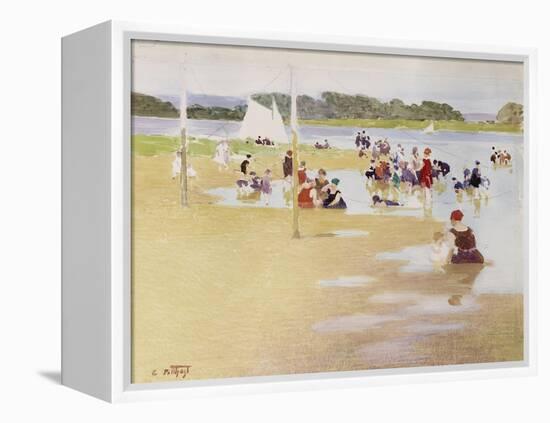 Bathers-Edward Henry Potthast-Framed Premier Image Canvas