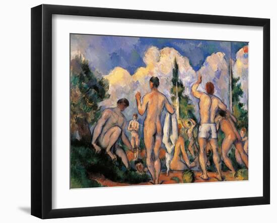 Bathers-Paul Cézanne-Framed Giclee Print