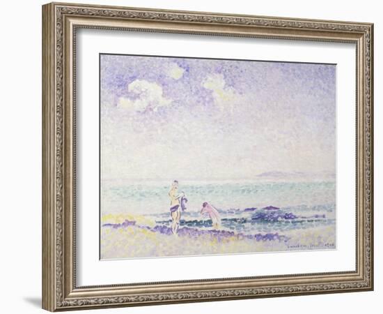 Bathers-Henri-Edmond Cross-Framed Giclee Print