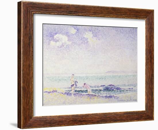 Bathers-Henri-Edmond Cross-Framed Giclee Print