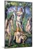Bathers-Paul Cézanne-Mounted Art Print
