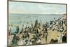 Bathing at Coney Island, New York-null-Mounted Art Print